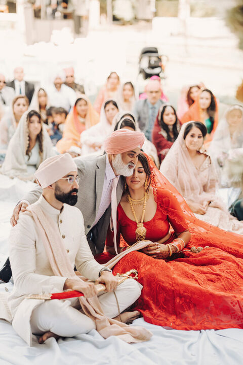 A Dramatic California Wedding with Hindu and Sikh Elements